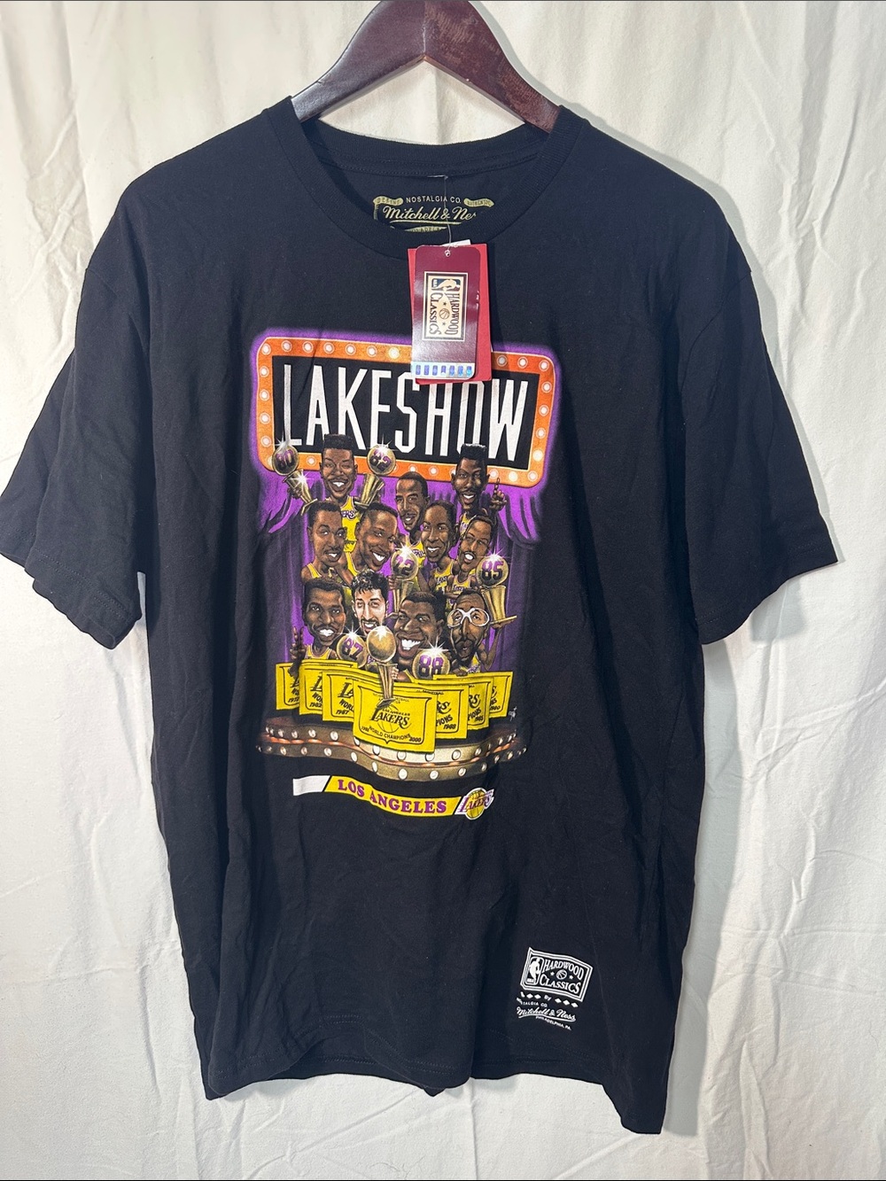 Mitchell & Ness Black Los Angeles Lakers 'Lakeshow' Graphic Tee